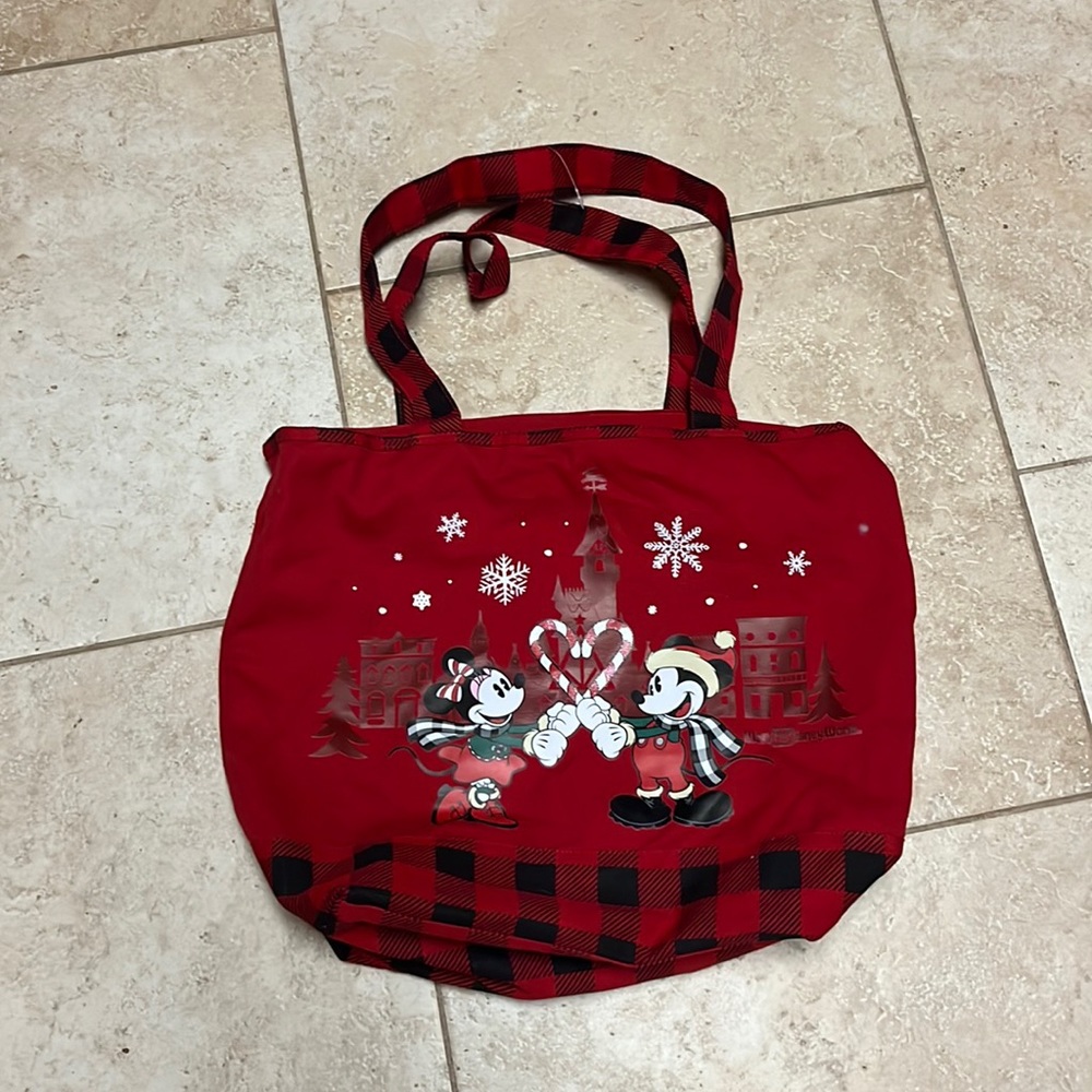 Mickey & Minnie Walt Disney World Christmas Tote